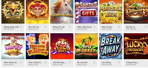 Top game cờ bạc giải trí hấp dẫn tại 188BET