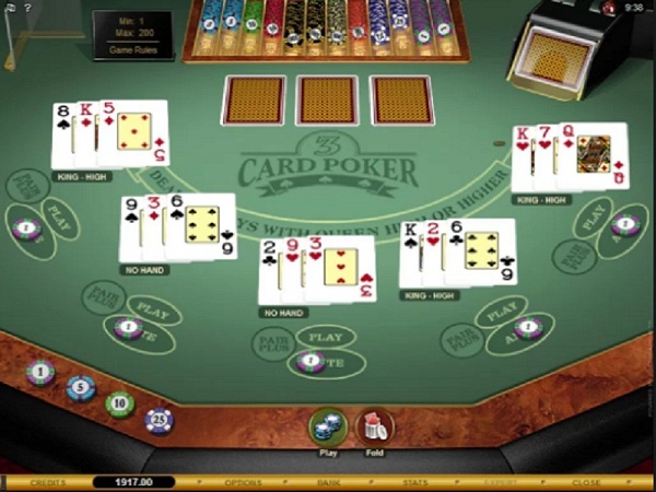 Poker 3 lá: Trải nghiệm Poker phong cách Mỹ dễ ăn tiền nhà cái 188BET