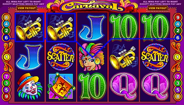 Slot game Carnaval – Lễ hội hóa trang tràn ngập quà tặng