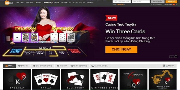 Giới thiệu Sảnh Đông Phương 188Bet: Sức hút tới từ sự đa dạng