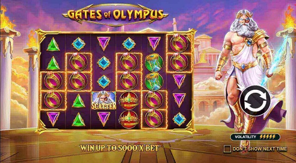 Gates of Olympus – Đi tìm sự may mắn của thần Zeus