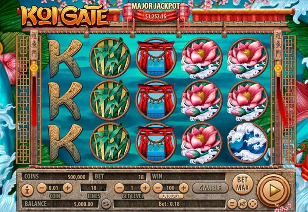 Koi Gate – Slot game đầy màu sắc tươi mới cùng tỷ lệ thắng cược cao