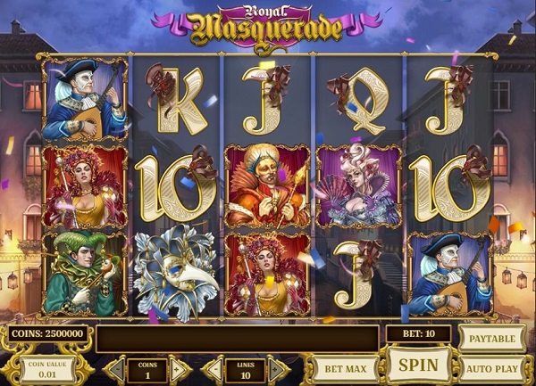 Slot Game Masquerade – Vũ hội hóa trang hấp dẫn nhất trong năm