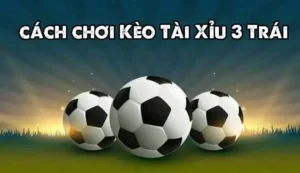 Kèo tài xỉu 3 trái - Chiến lược cược tài xỉu đỉnh cao